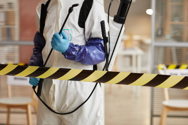 Professional Crime Scene Cleanup technician working in Hackett, AR